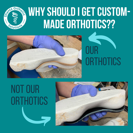 Why should you get custom-made orthotics???